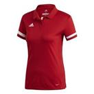 adidas Womens T19 Polo Shirt Top W Short Sleeve - 12 Regular