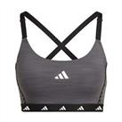 adidas Womens Aero Long Sleeve Bra Low Impact Sports Training Fitness Gym Crop - Check Description R
