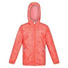 Regatta Kids Printed Leve Rain Jacket Outerwear - 7-8 Yrs Regular