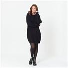 Be You Womens Maxi Black Jumper Sweater Pullover Top Dress - 12 Regular