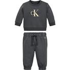 Calvin Klein Kids Cn Sweatshirt Set Top And Legging - 12 Mnth Regular