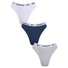 Reebok Womens Stve Thong 3 Pack Briefs - 8 (XS) Regular