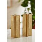 Homelife 2PCS Uns Gld Candle00 Unscented Candles