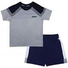 Firetrap Boys Camo T-Shirt and Shorts Set Baby Top Short Sets Crew Neck