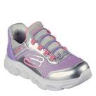 Skechers Kids Slip Ins: Flex Glide Light Up Trainers Sneakers Sports Shoes Lace