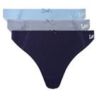 Lee Womens Thong Bet 3P Briefs - 14 Regular