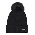 Firetrap Womens Cable Knit Hat Beanie Knitted - Ladies Regular