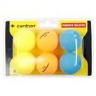 Carlton Neon Glow Table Tennis Ball 6 Pack Unisex - One Size Regular