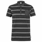 Lee Cooper Double Stripe Polo Shirt Mens Gents Classic Fit Tee Top Short Sleeve - L Regular