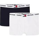 Tommy Hilfiger 2 Pack Boxer Trunks Boys Underclothes Elasticated Waist - 7-8 Yrs Regular