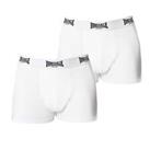 Lonsdale Mens 2 Pack Trunks Underwear Elasticated Waist