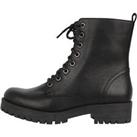 Firetrap Hatti Ankle Boots Ladies Rugged Laces Fastened Zip Everyday