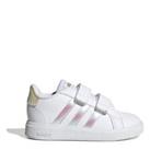 adidas Girls Grand Court Sneakers Infants Low Trainers Sports Shoes