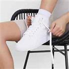 I Saw It First Womens Basic High Top Trainers Sneakers Sports Shoes Lace Up