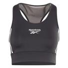 Reebok Womens Pip Bralette Medium Impact Sports Bra Training Fitness Gym Crop - 4-6 (XS) Regular