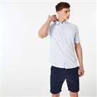 Jack Wills Stableton Stripe Oxford Shirt Mens Gents Short Sleeve Everyday Cotton