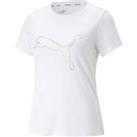Puma Womens Concept Commercial T-Shirt Short Sleeve Sports Training Fitness Gym - 8 Regular