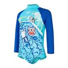 Speedo Kids Pt Ls Frl 1Pc Baby One Piece Pool Beach Swimsuit Swimwear - 3 Yrs Regular