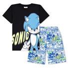 Character Kids Sonic The Hegehog Short Sleeve Pj Set Pyjama Sets - 4-5 Yrs Regular