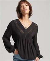 Superdry Womens Jenny Lace Top Size 8 - 8 Regular