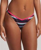 Superdry Womens Striped Recycled Bikini Briefs - 16 Regular