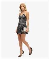 Superdry Womens Printed Mini Slip Dress - 14 Regular