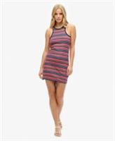 Superdry Womens Vintage Stripe Racer Dress - 12 Regular