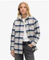 Superdry Womens Check Flannel Overshirt - 8 Regular