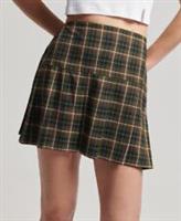 Superdry Womens Vintage Tweed Pleat Mini Skirt - 16 Regular