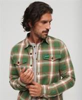 Superdry Mens Organic Cotton Worker Check Shirt - S Regular