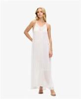 Superdry Womens Lace Trim Maxi Dress - 12 Regular