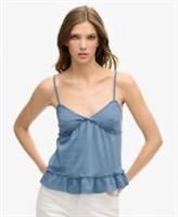 Superdry Womens Tiered Jersey Cami Top - 14 Regular