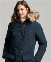 Superdry Womens Hooded Faux Fur Down Parka Coat - 8 Regular