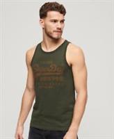 Superdry Mens Classic Vintage Logo Heritage Vest Top - L Regular