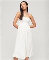Superdry Womens Smocked Midi Beach Dress - 14 Regular