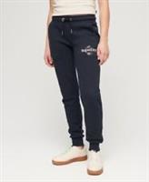 Superdry Womens Luxe Metallic Logo Slim Joggers - 8 Regular