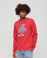 Superdry Mens Stars & Stripes Graphic Crew Sweatshirt - L Regular