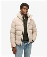 Superdry Mens Hooded Microfibre Sports Puffer Jacket - XL Regular