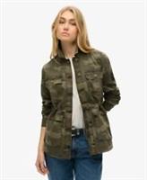 Superdry Womens Embroidered Military Field Jacket - 8 Regular