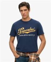 Superdry Mens Vintage Scripted College T-Shirt - M Regular