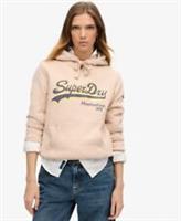 Superdry Womens Graphic Logo Sparkle Hoodie - 10 Regular