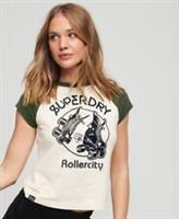 Superdry Womens Roller Graphic Baseball Mini T-Shirt - 12 Regular