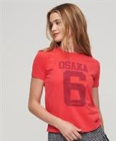 Superdry Womens Osaka Graphic Short Sleeve Fitted T-Shirt - 12 Regular
