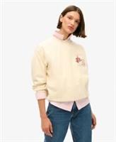 Superdry Womens Suika Embroidered Loose Sweatshirt - 8 Regular
