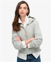 Superdry Womens Cable Knit Zip Up Hoodie - 14 Regular