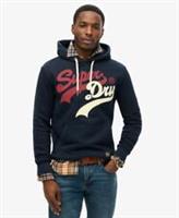 Superdry Mens Classic College Script Hoodie - S Regular