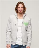Superdry Mens Neon Vintage Logo Zip Hoodie - S Regular