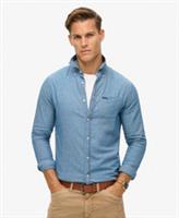 Superdry Mens Cotton Long Sleeve Oxford Shirt Size S - S Regular