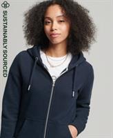 Superdry Womens Organic Cotton Vintage Logo Embroidered Zip Hoodie - 8 Regular