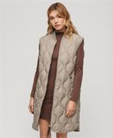 Superdry Womens Studios Long Liner Gilet - 8 Regular